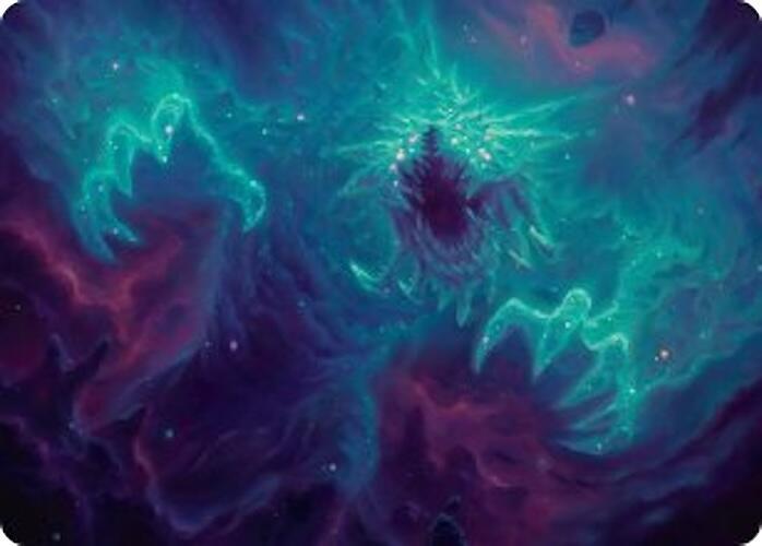Cosmogoyf Art Card 24 (Art Series: Edge of Eternities)  | Good Games Adelaide SA