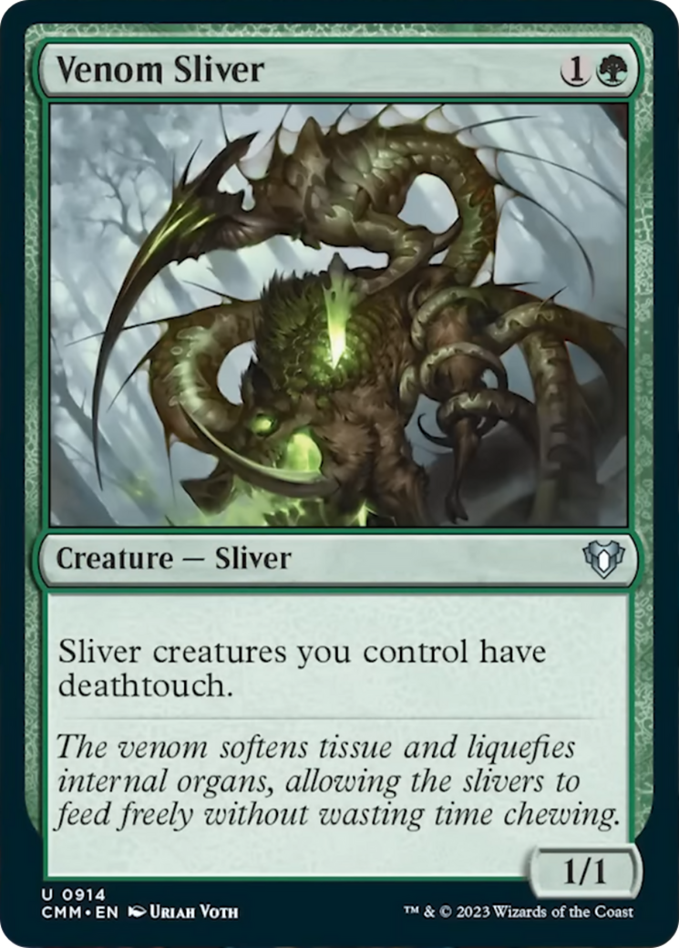 Venom Sliver [Commander Masters] | Good Games Adelaide SA