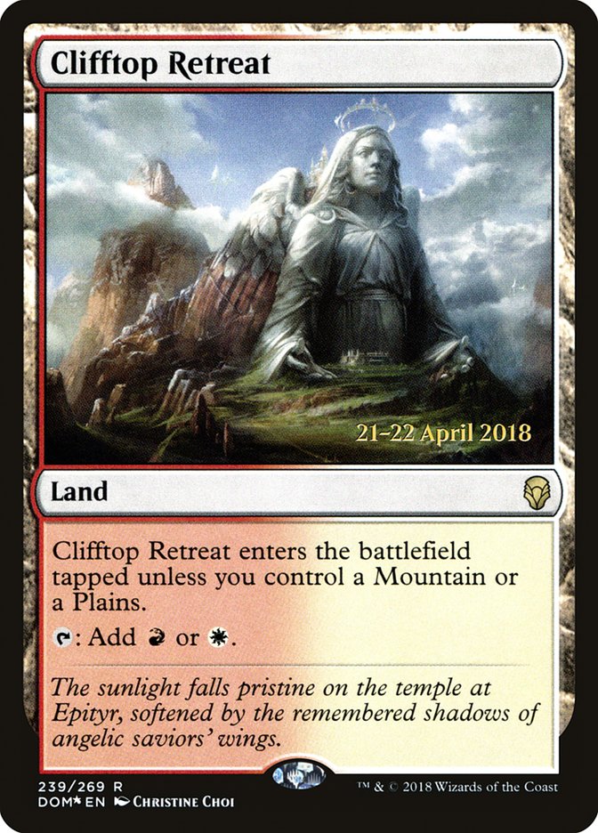 Clifftop Retreat [Dominaria Promos] | Good Games Adelaide SA