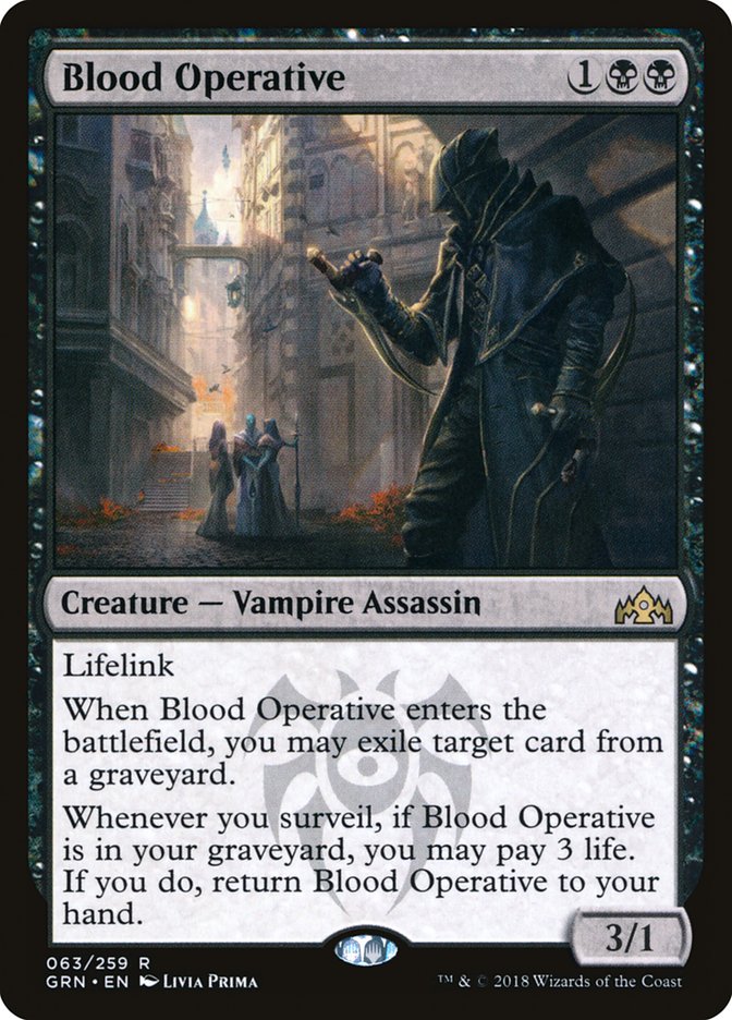 Blood Operative 63 (Guilds of Ravnica)  - Foil | Good Games Adelaide SA