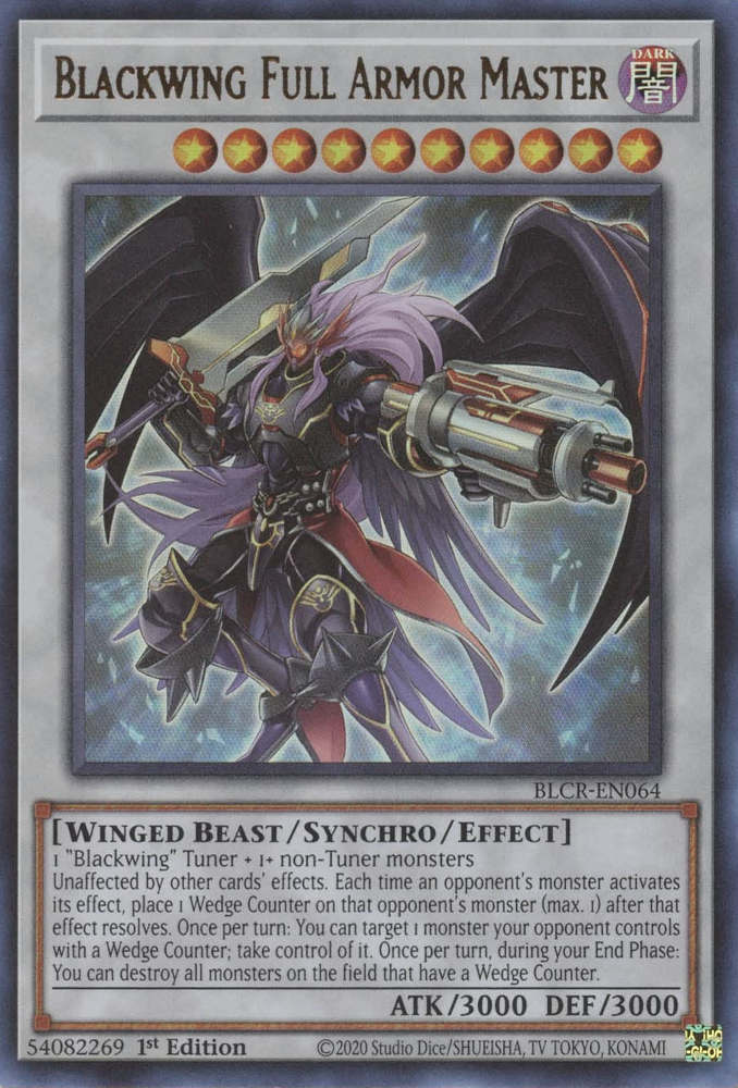 Blackwing Full Armor Master [BLCR-EN064] Ultra Rare | Good Games Adelaide SA