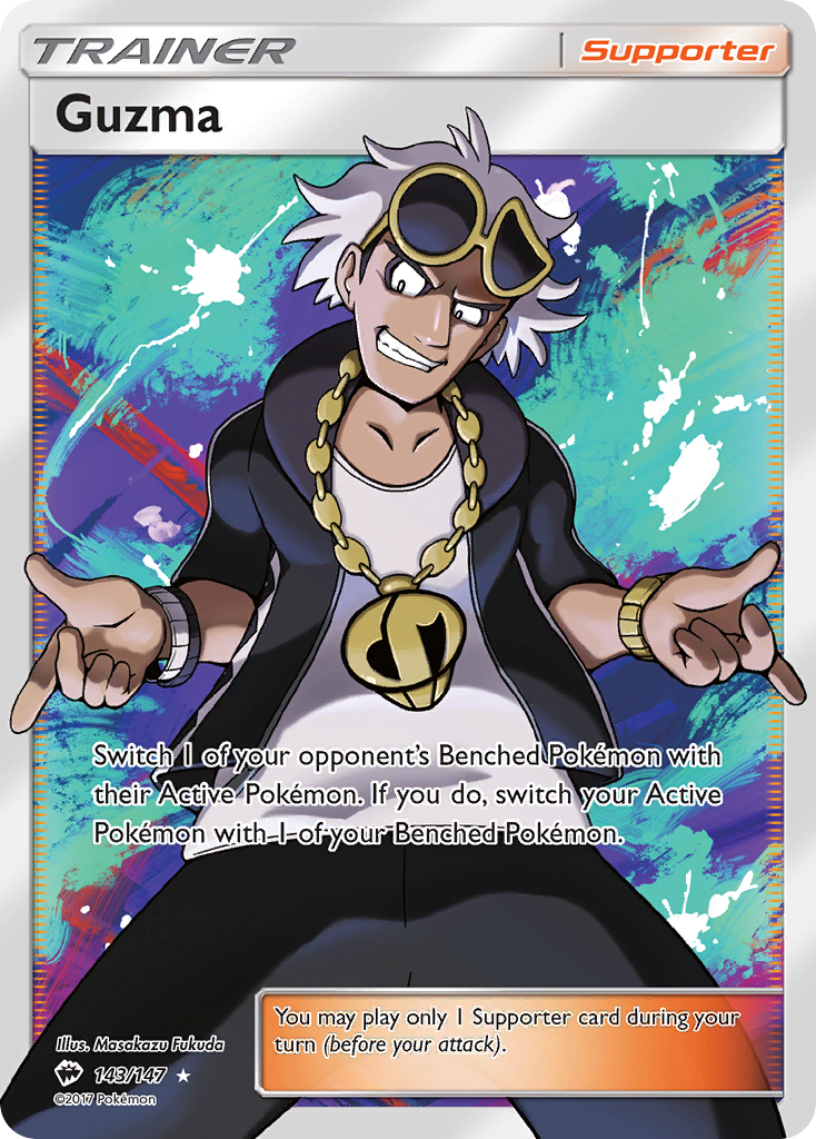 Guzma (143/147) [Sun & Moon: Burning Shadows] | Good Games Adelaide SA