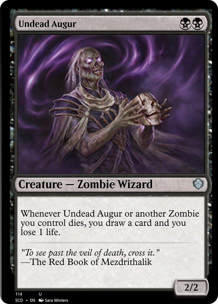 Undead Augur [Starter Commander Decks] | Good Games Adelaide SA