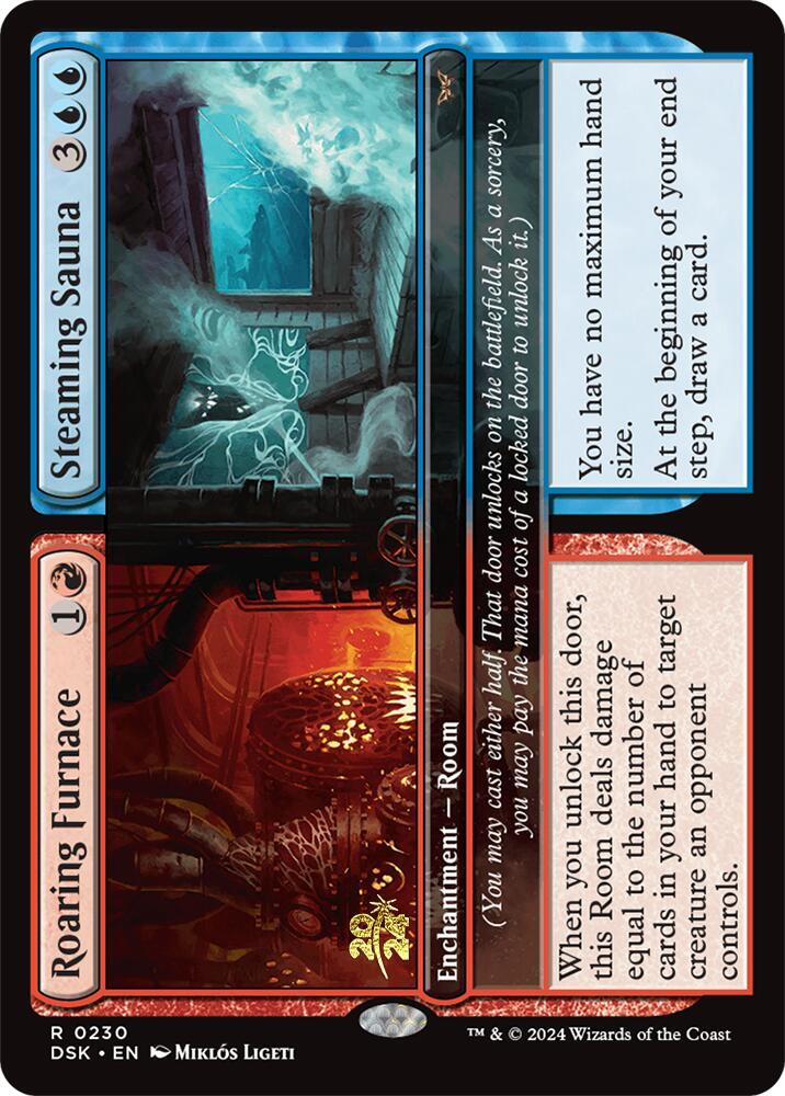 Roaring Furnace Steaming Sauna 230 (Prerelease Cards)  - Foil | Good Games Adelaide SA