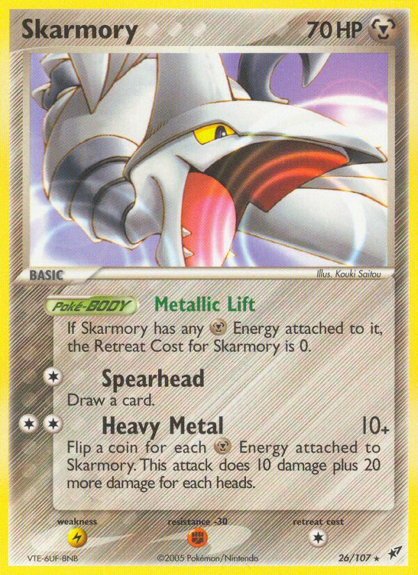 Skarmory (26/107) [EX: Deoxys] | Good Games Adelaide SA