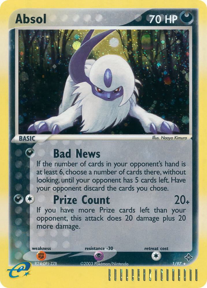 Absol 1/97 (Dragon)  - Holofoil | Good Games Adelaide SA