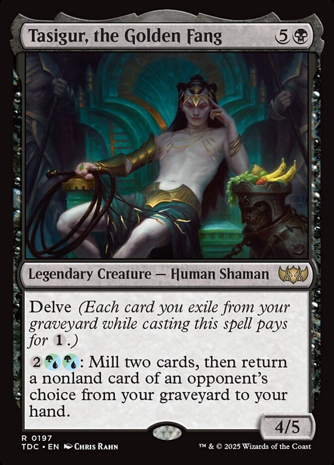 Tasigur, the Golden Fang 197 (Commander: Tarkir: Dragonstorm)  | Good Games Adelaide SA