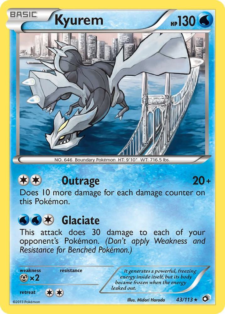 Kyurem 43/113 (Legendary Treasures)  - Holofoil | Good Games Adelaide SA