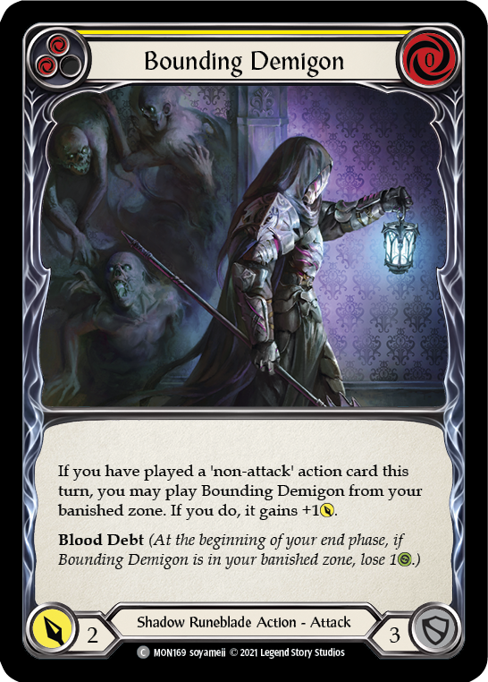 Bounding Demigon (Yellow) [MON169] 1st Edition Normal | Good Games Adelaide SA