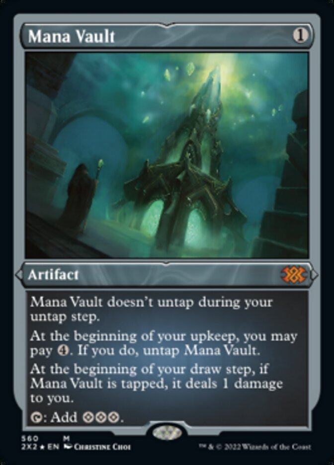 Mana Vault (Foil Etched) [Double Masters 2022] | Good Games Adelaide SA