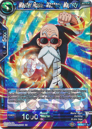 Master Roshi, Masterly Majesty [BT8-032] | Good Games Adelaide SA