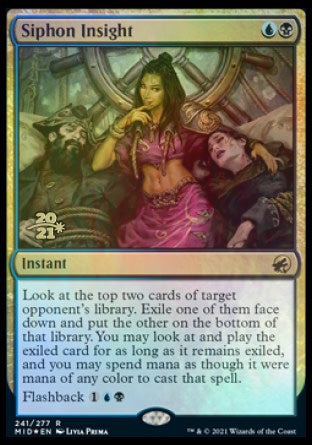 Siphon Insight [Innistrad: Midnight Hunt Prerelease Promos] | Good Games Adelaide SA