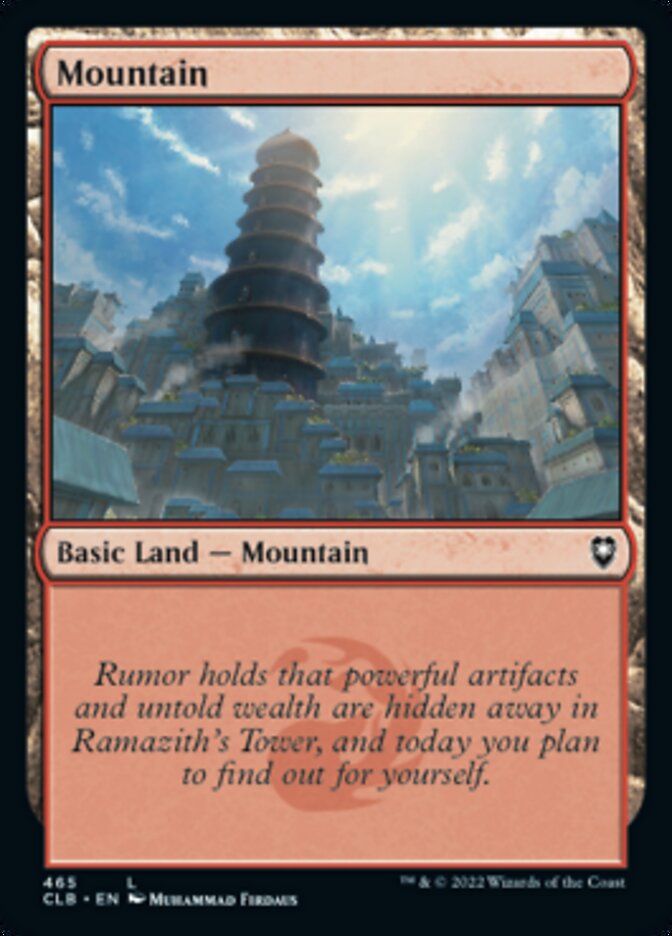 Mountain (465) [Commander Legends: Battle for Baldur's Gate] | Good Games Adelaide SA