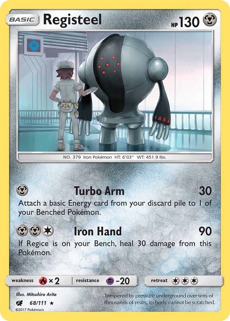 Registeel (68/111) [Sun & Moon: Crimson Invasion] | Good Games Adelaide SA