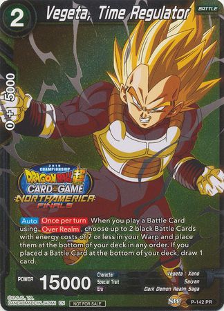 Vegeta, Time Regulator (Championship Final 2019) (Finalist) (P-142) [Tournament Promotion Cards] | Good Games Adelaide SA