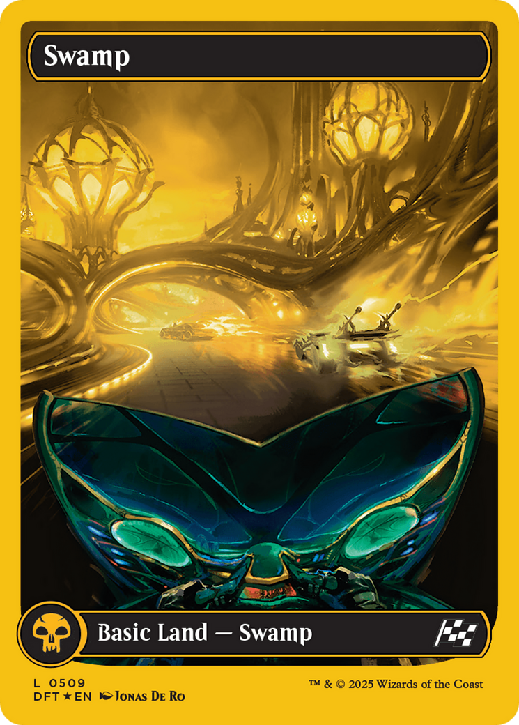 Swamp (0509) (First-Place Foil) [Aetherdrift] | Good Games Adelaide SA