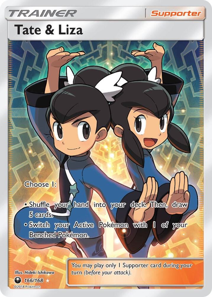 Tate and Liza Full Art 166/168 (SM - Celestial Storm)  - Holofoil | Good Games Adelaide SA