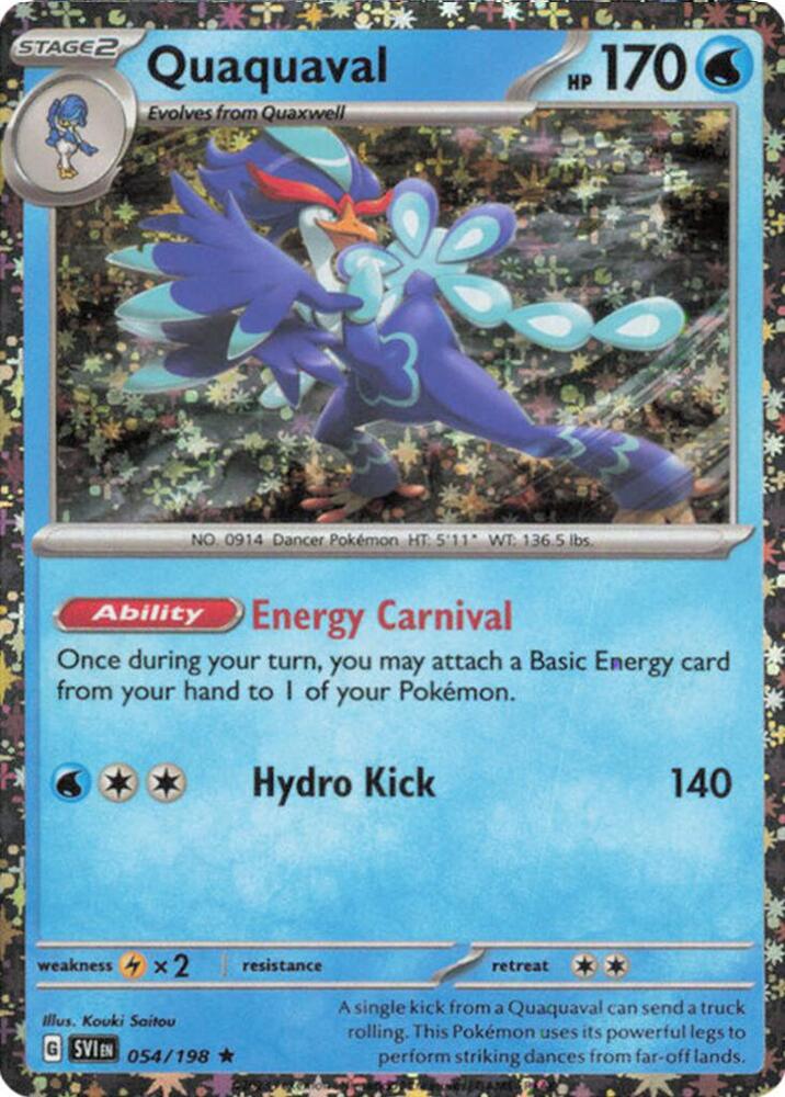 Quaquaval Sparkle Holo 054/198 (Miscellaneous Cards & Products)  - Holofoil | Good Games Adelaide SA