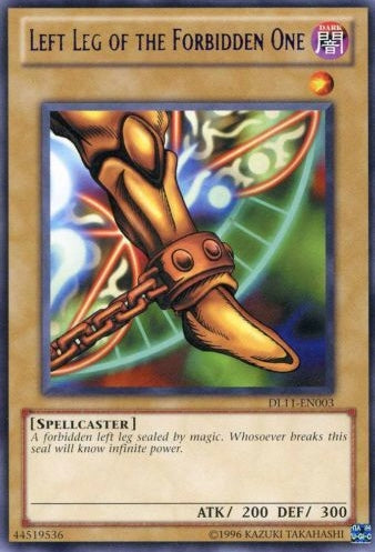 Left Leg of the Forbidden One (Purple) [DL11-EN003] Rare | Good Games Adelaide SA