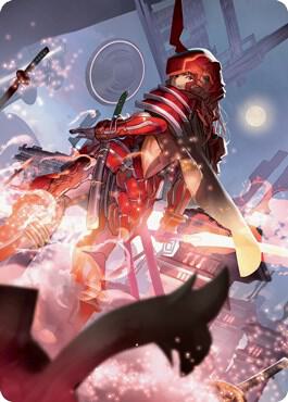 Peerless Samurai Art Card 63 (Art Series: Kamigawa: Neon Dynasty)  | Good Games Adelaide SA