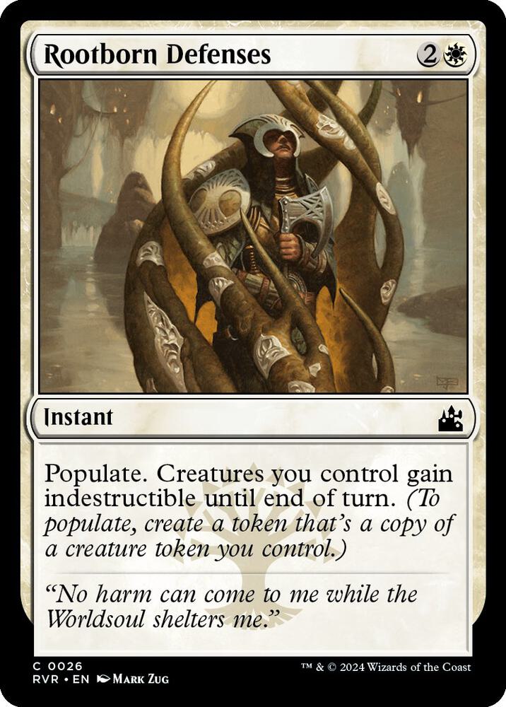 Rootborn Defenses 26 (Ravnica Remastered)  - Foil | Good Games Adelaide SA