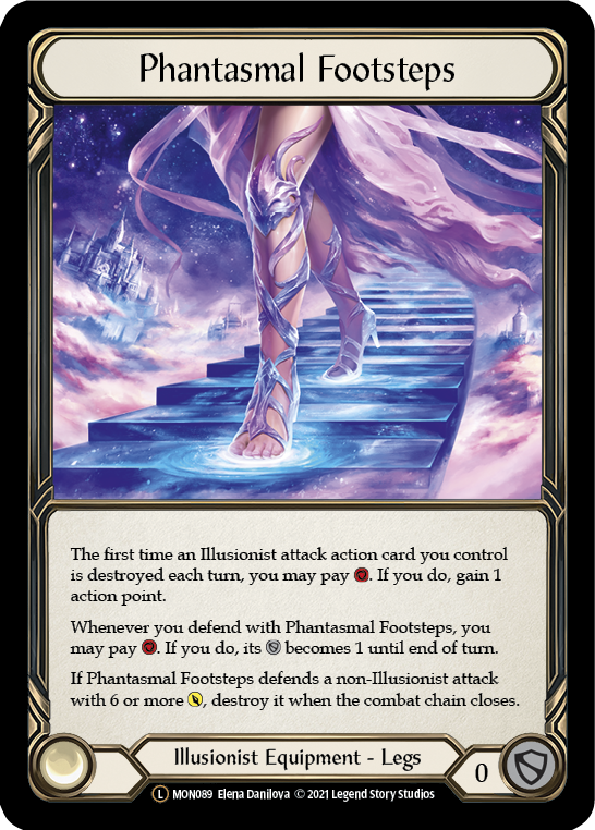 Phantasmal Footsteps [U-MON089-RF] Unlimited Rainbow Foil | Good Games Adelaide SA