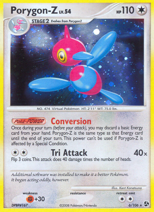 Porygon Z (6/106) (Theme Deck Exclusive) [Diamond & Pearl: Great Encounters] | Good Games Adelaide SA