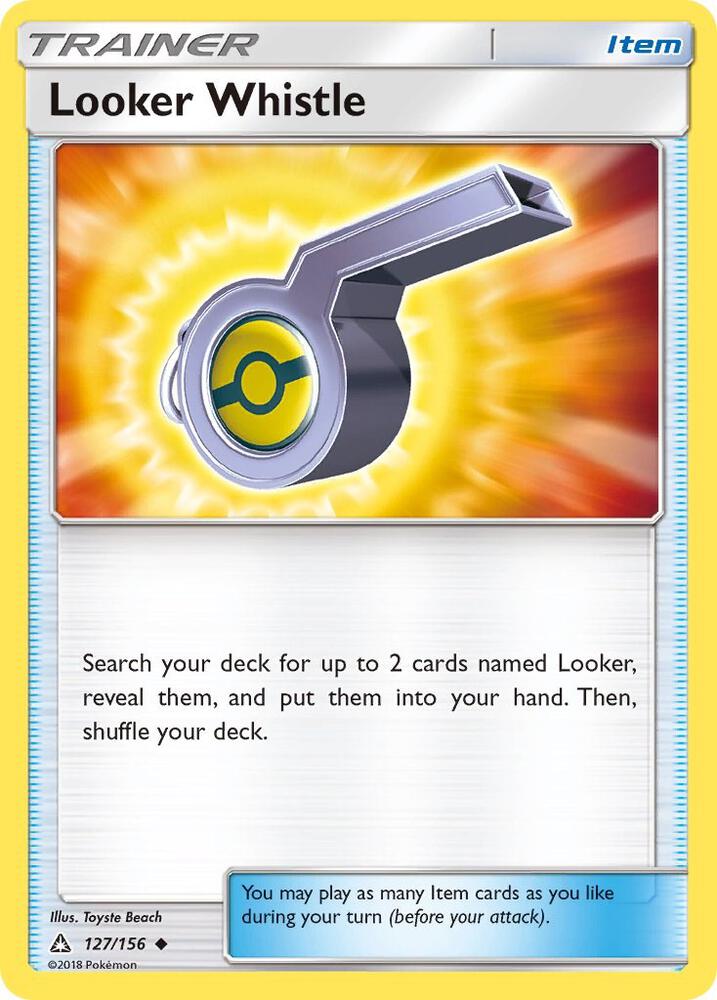 Looker Whistle 127/156 (SM - Ultra Prism)  | Good Games Adelaide SA