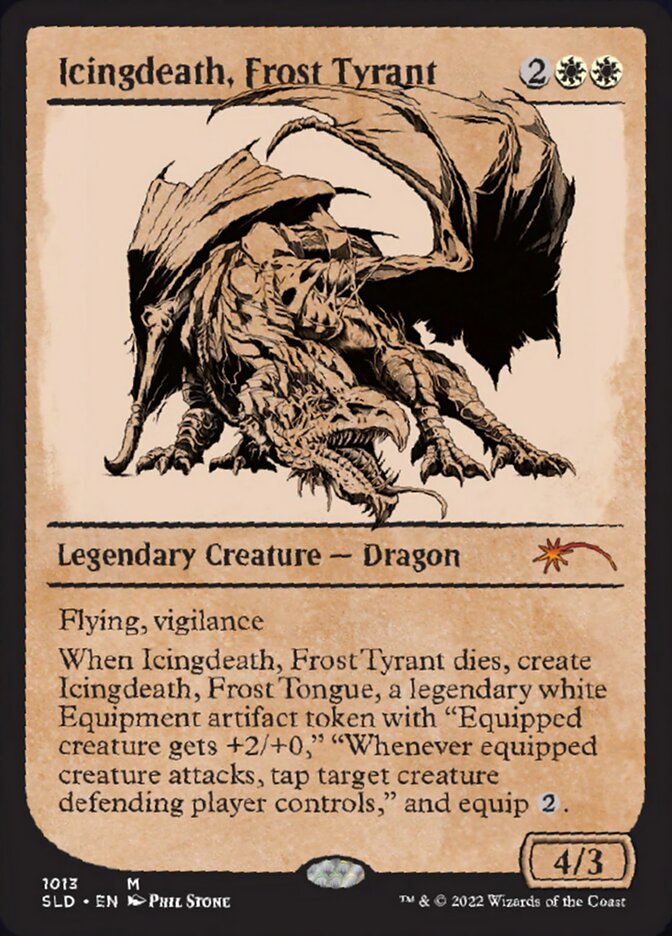 Icingdeath, Frost Tyrant (Showcase) [Secret Lair Drop Series] | Good Games Adelaide SA