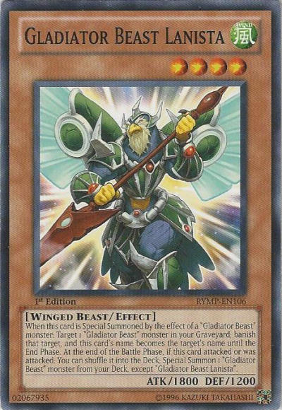 Gladiator Beast Lanista [RYMP-EN106] Common | Good Games Adelaide SA
