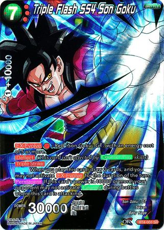 Triple Flash SS4 Son Goku [BT4-003] | Good Games Adelaide SA