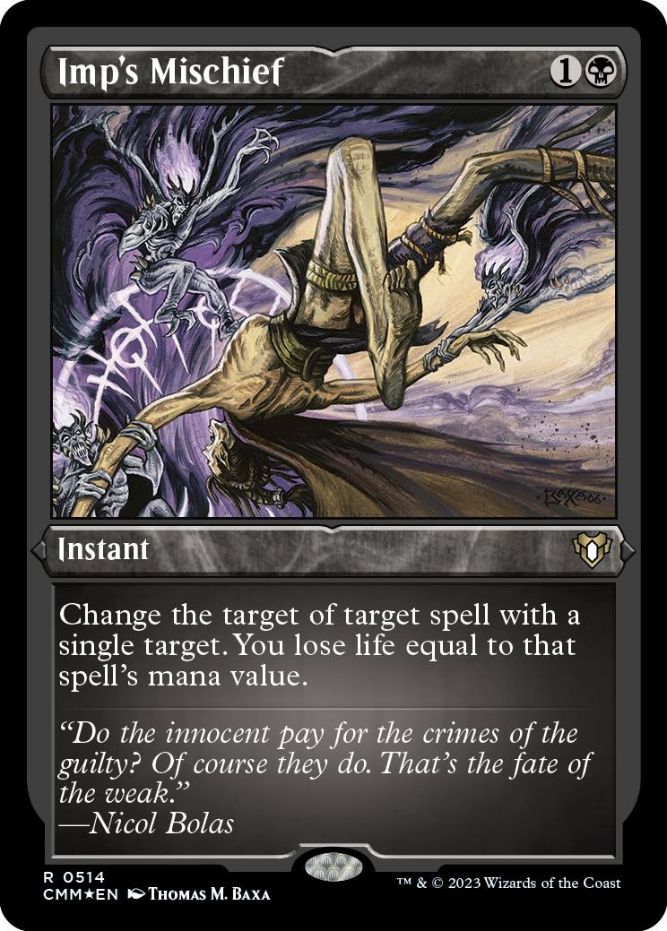 Imp's Mischief (Foil Etched) [Commander Masters] | Good Games Adelaide SA