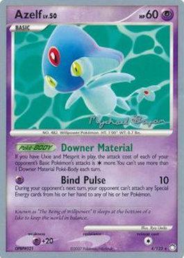 Azelf LV.50 (4/123) (Happy Luck - Mychael Bryan) [World Championships 2010] | Good Games Adelaide SA