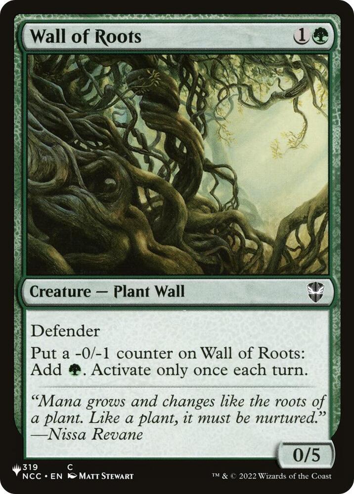 Wall of Roots 319/093 (The List Reprints)  | Good Games Adelaide SA