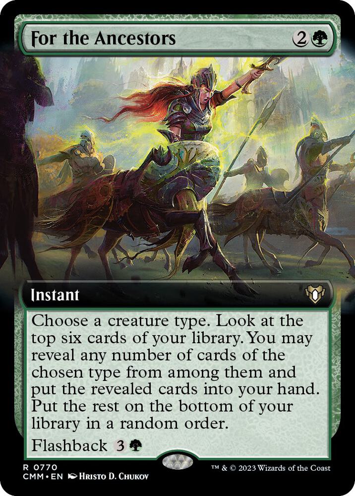 For the Ancestors 770 (Commander Masters)  - Extended Art | Good Games Adelaide SA