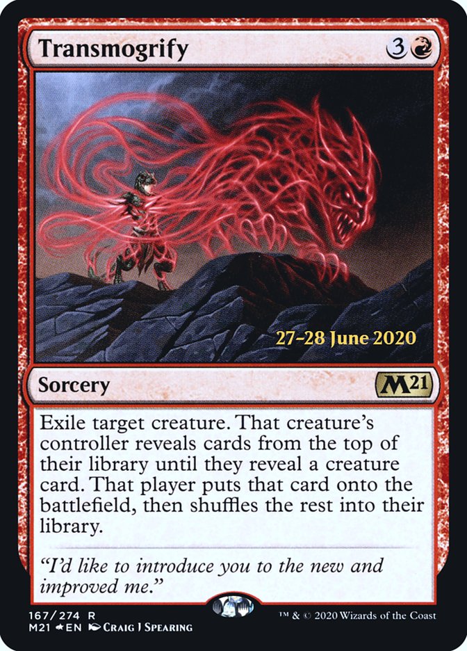 Transmogrify  [Core Set 2021 Prerelease Promos] | Good Games Adelaide SA