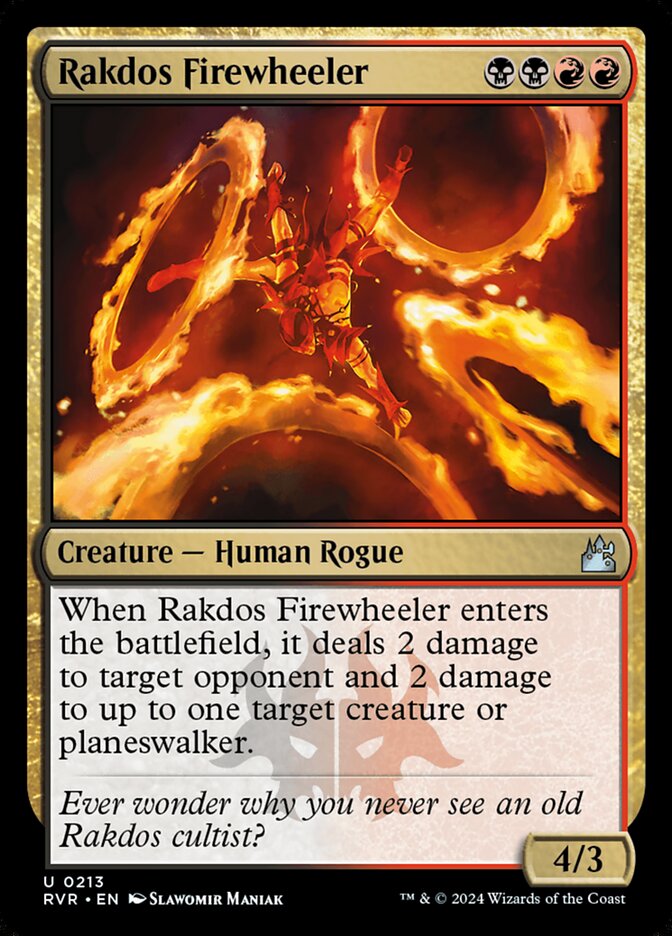 Rakdos Firewheeler 213 (Ravnica Remastered)  - Foil | Good Games Adelaide SA