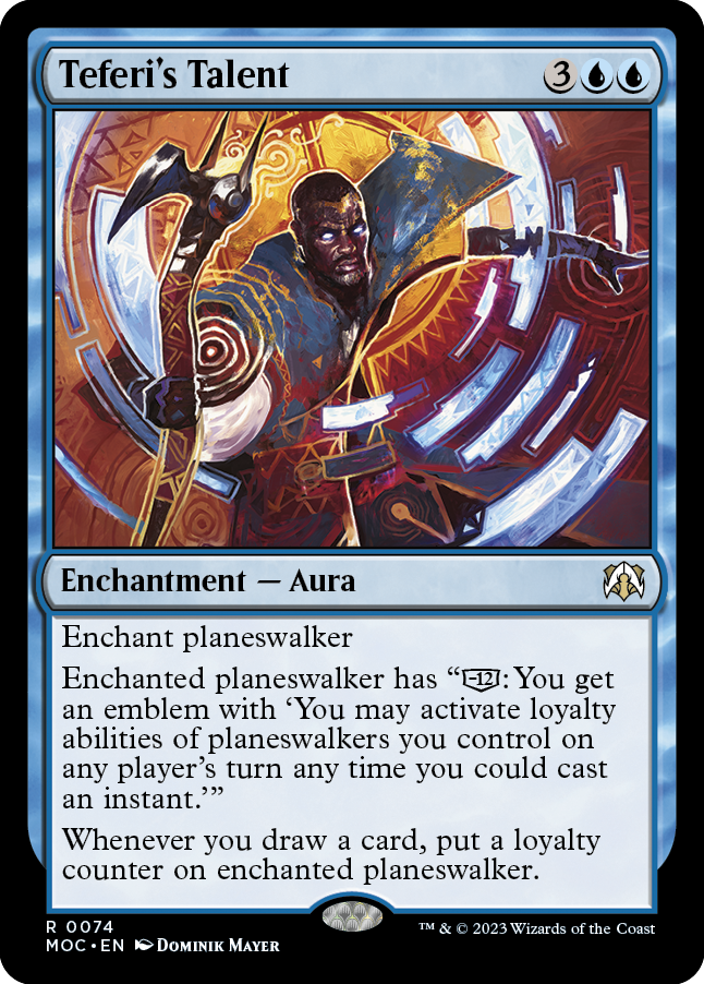 Teferi's Talent [March of the Machine Commander] | Good Games Adelaide SA