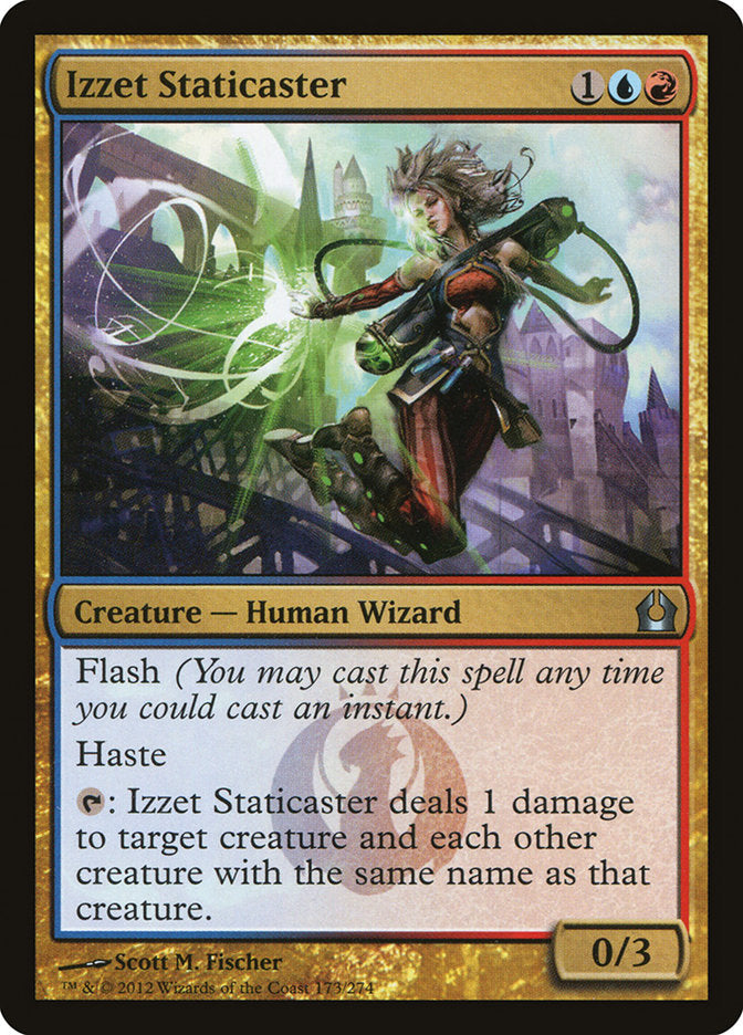 Izzet Staticaster 173 (Return to Ravnica)  - Foil | Good Games Adelaide SA