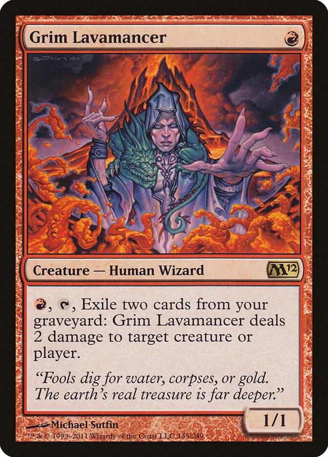 Grim Lavamancer 145 (Magic 2012 (M12))  - Foil | Good Games Adelaide SA