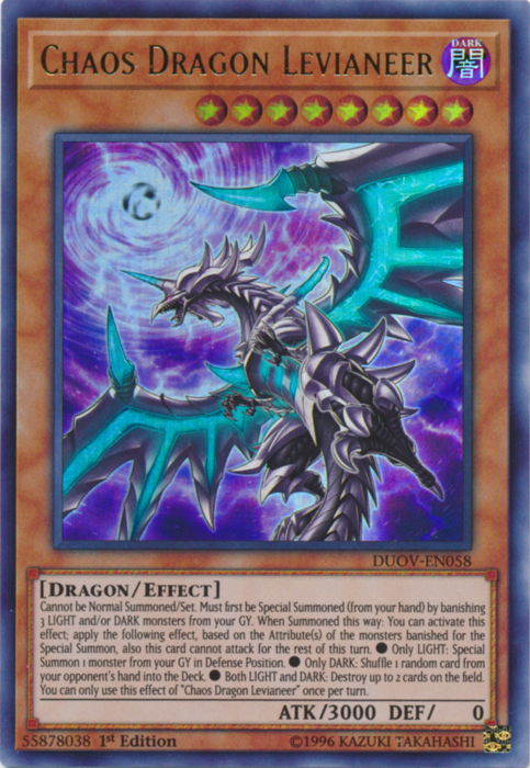 Chaos Dragon Levianeer [DUOV-EN058] Ultra Rare | Good Games Adelaide SA