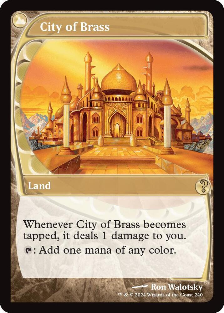 City of Brass 240 (Mystery Booster 2)  - Foil | Good Games Adelaide SA