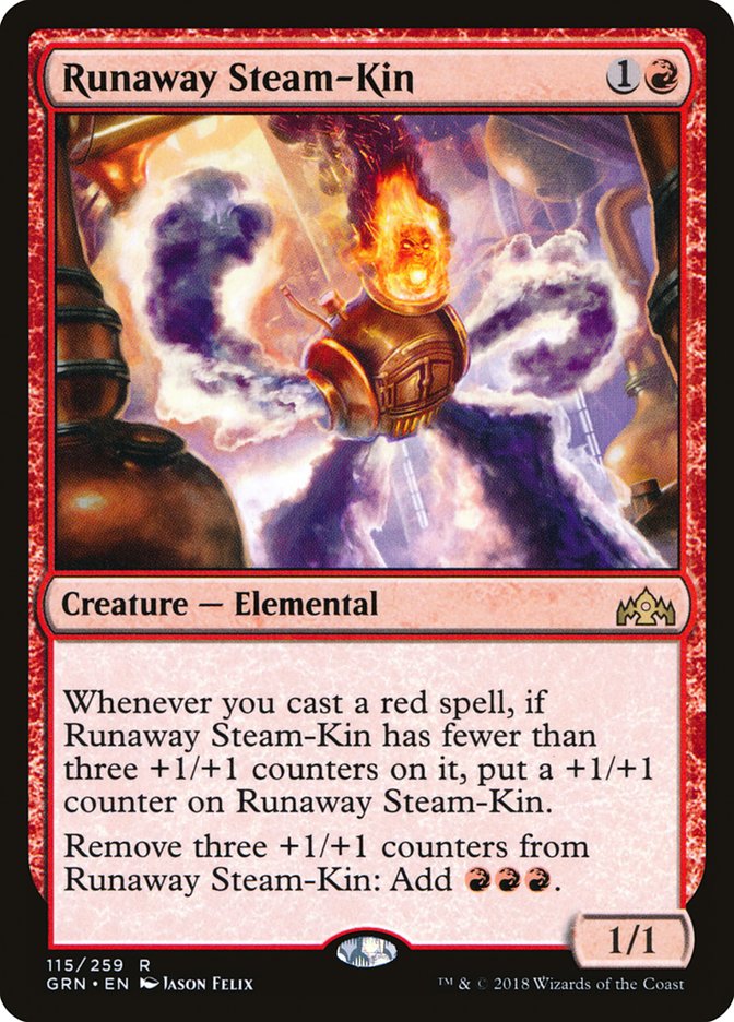 Runaway Steam Kin 115 (Guilds of Ravnica)  | Good Games Adelaide SA