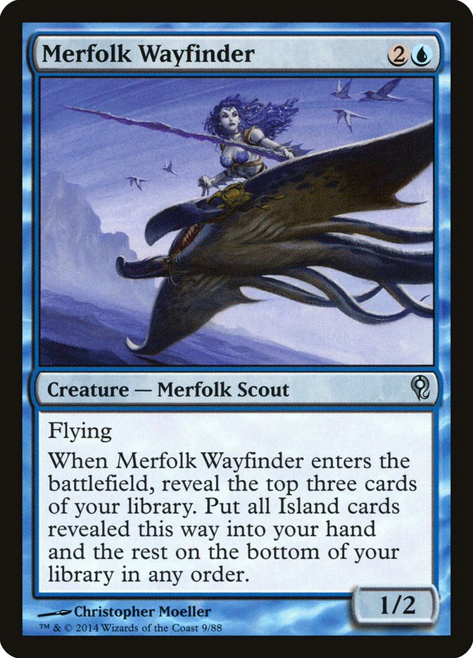 Merfolk Wayfinder [Duel Decks: Jace vs. Vraska] | Good Games Adelaide SA