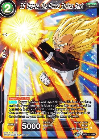 SS Vegeta, the Prince Strikes Back [BT11-130] | Good Games Adelaide SA