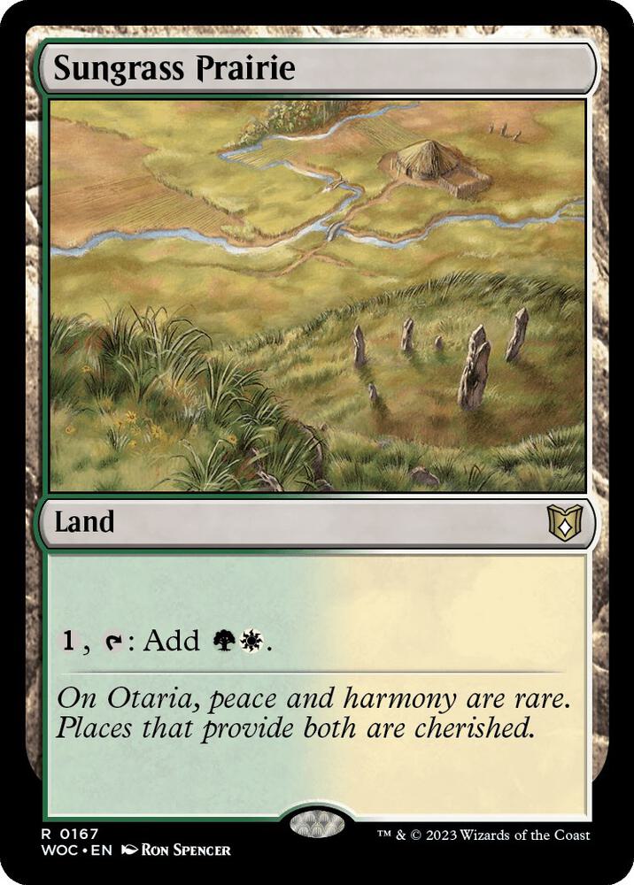Sungrass Prairie 167 (Commander: Wilds of Eldraine)  | Good Games Adelaide SA