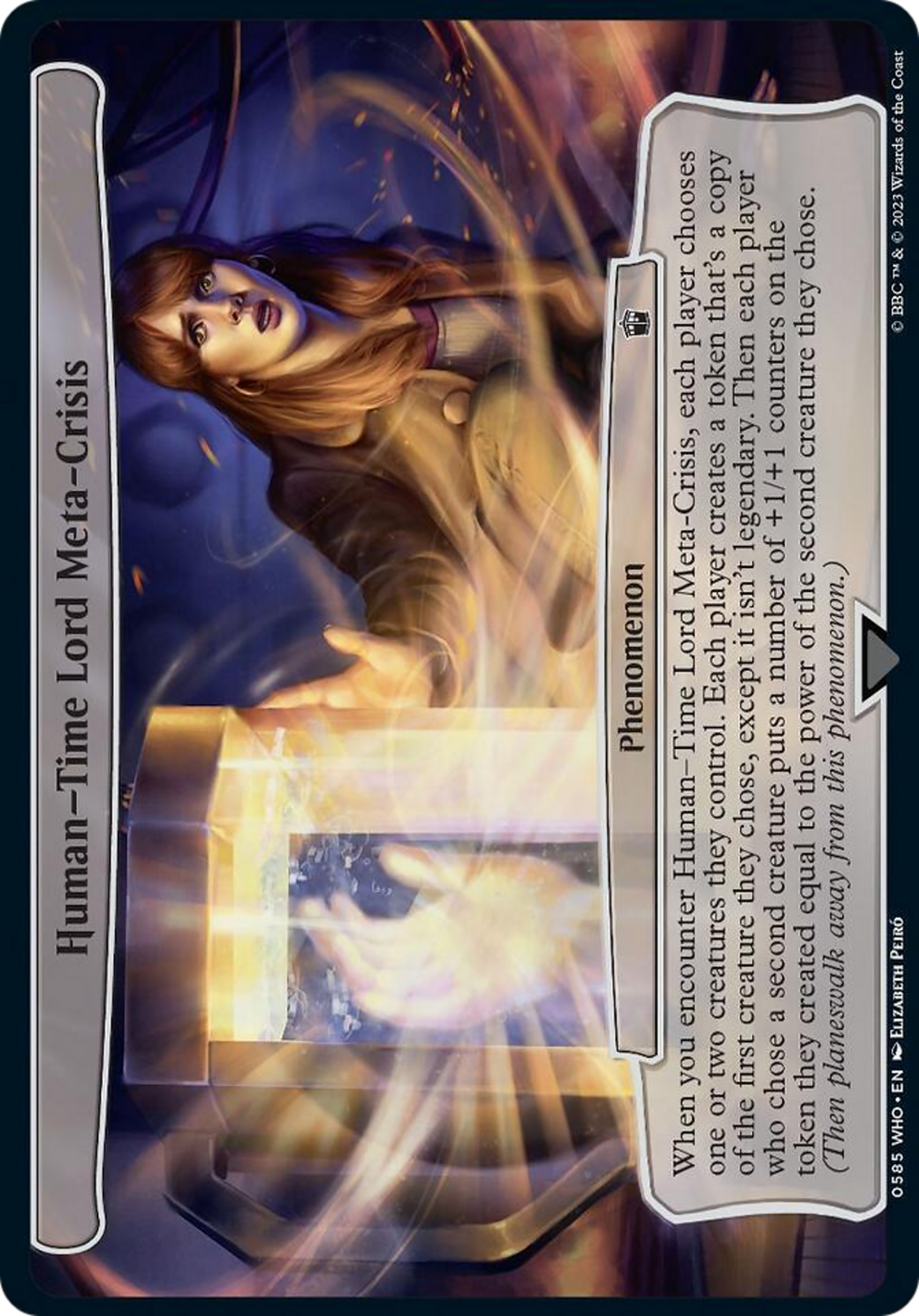 Human-Time Lord Meta-Crisis [Planechase] | Good Games Adelaide SA