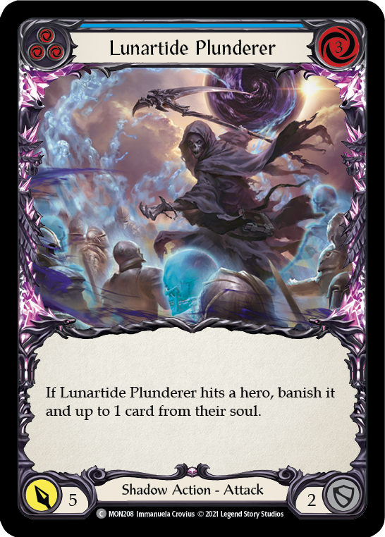 Lunartide Plunderer (Blue) [MON208] 1st Edition Normal | Good Games Adelaide SA