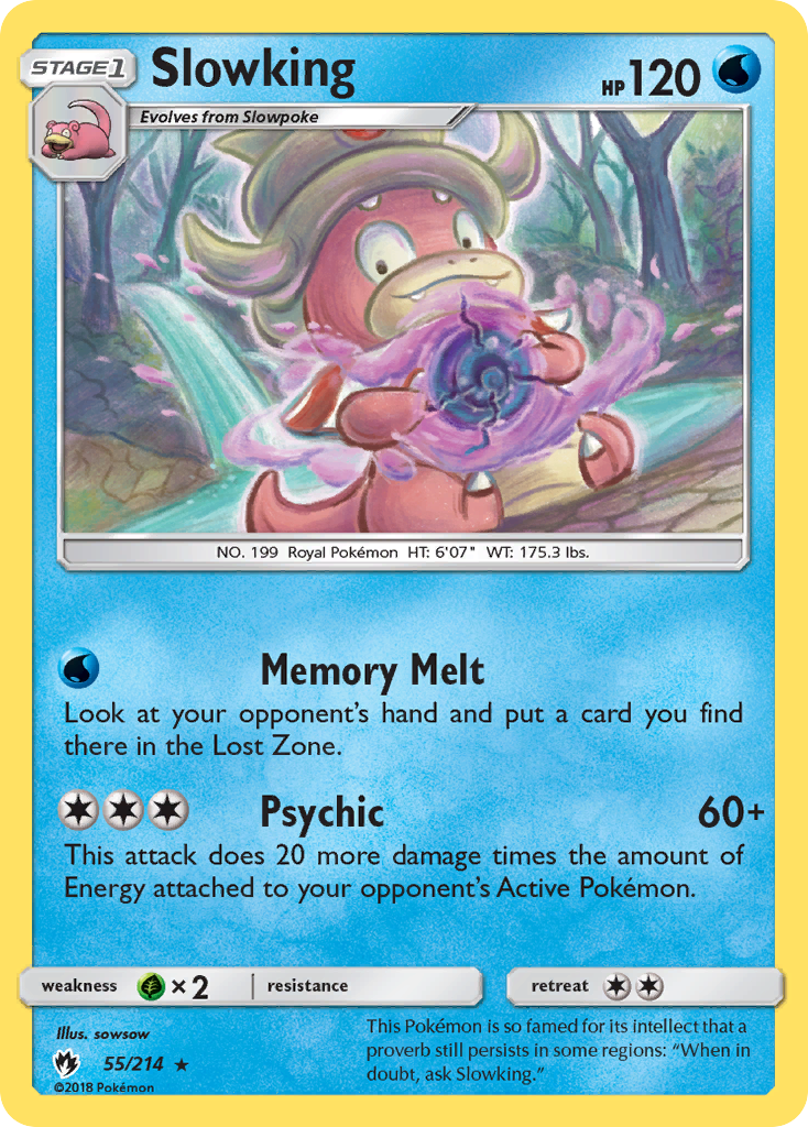 Slowking (55/214) [Sun & Moon: Lost Thunder] | Good Games Adelaide SA