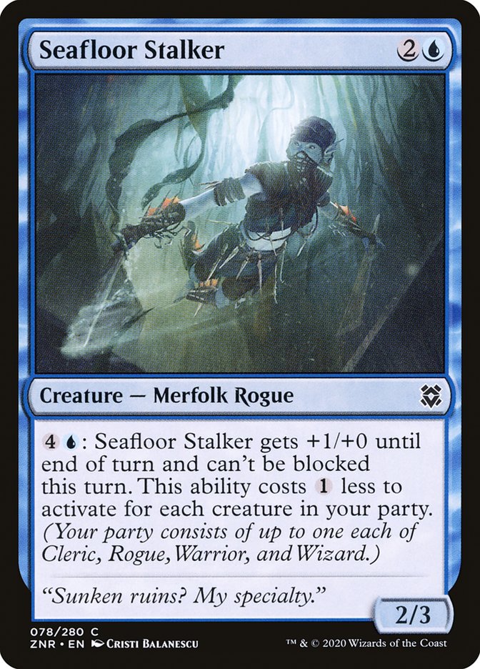 Seafloor Stalker 78/280 (Zendikar Rising)  | Good Games Adelaide SA
